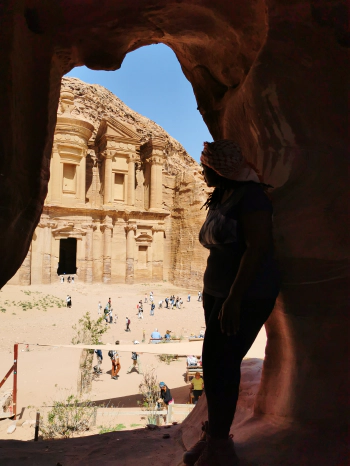 Gazing at the Monastery
